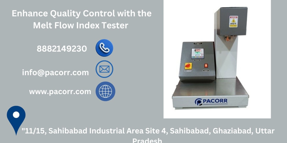 Ensure Accurate Melt Flow Rate Measurements with Pacorr's High-Performance Melt Flow Index Tester